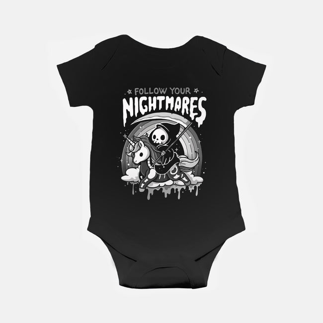 Follow Your Nightmares-Baby-Basic-Onesie-Vallina84
