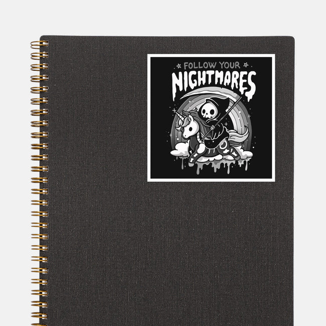 Follow Your Nightmares-None-Glossy-Sticker-Vallina84