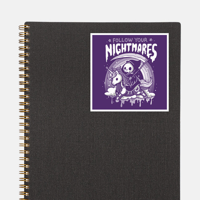 Follow Your Nightmares-None-Glossy-Sticker-Vallina84