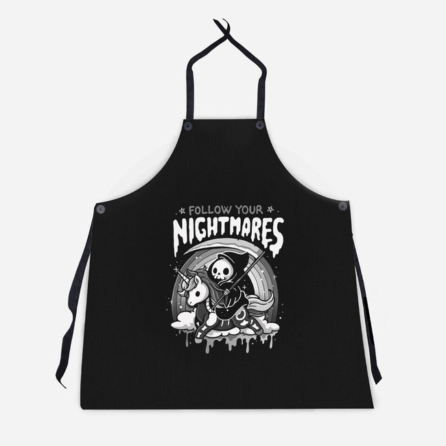 Follow Your Nightmares-Unisex-Kitchen-Apron-Vallina84