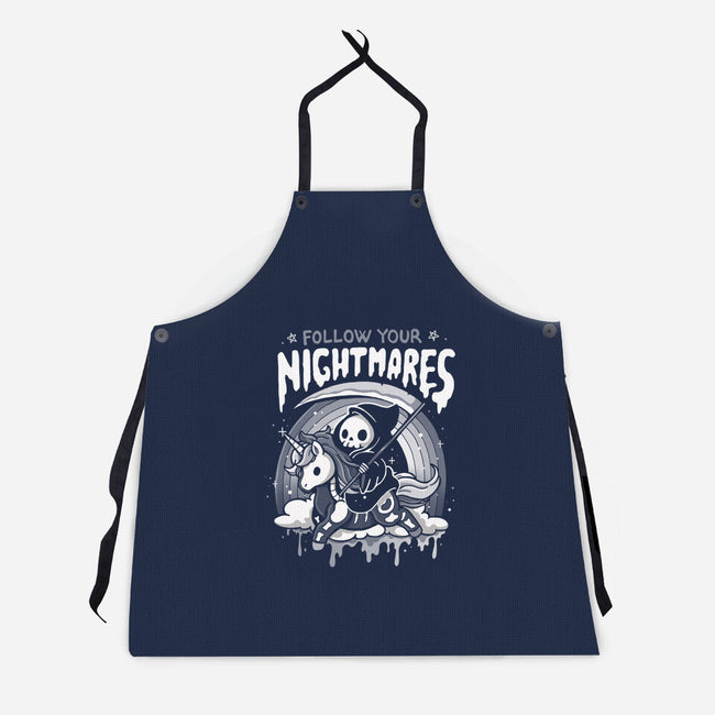 Follow Your Nightmares-Unisex-Kitchen-Apron-Vallina84