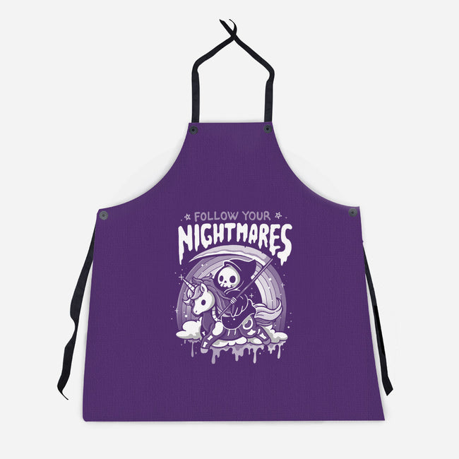 Follow Your Nightmares-Unisex-Kitchen-Apron-Vallina84