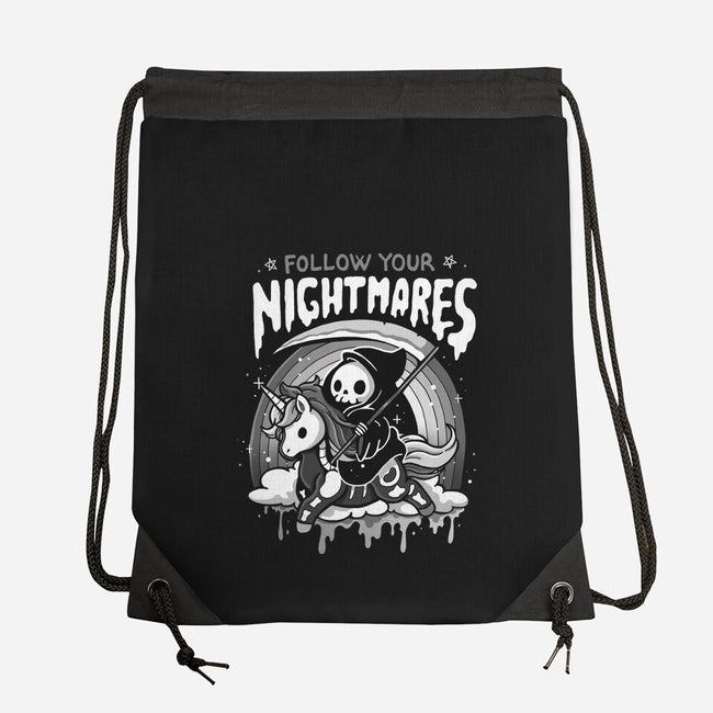 Follow Your Nightmares-None-Drawstring-Bag-Vallina84