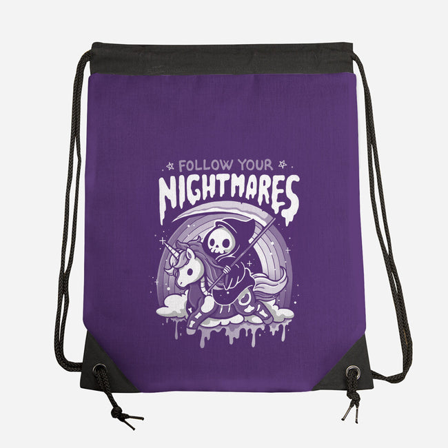 Follow Your Nightmares-None-Drawstring-Bag-Vallina84