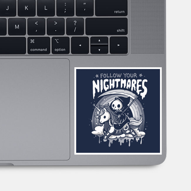 Follow Your Nightmares-None-Glossy-Sticker-Vallina84
