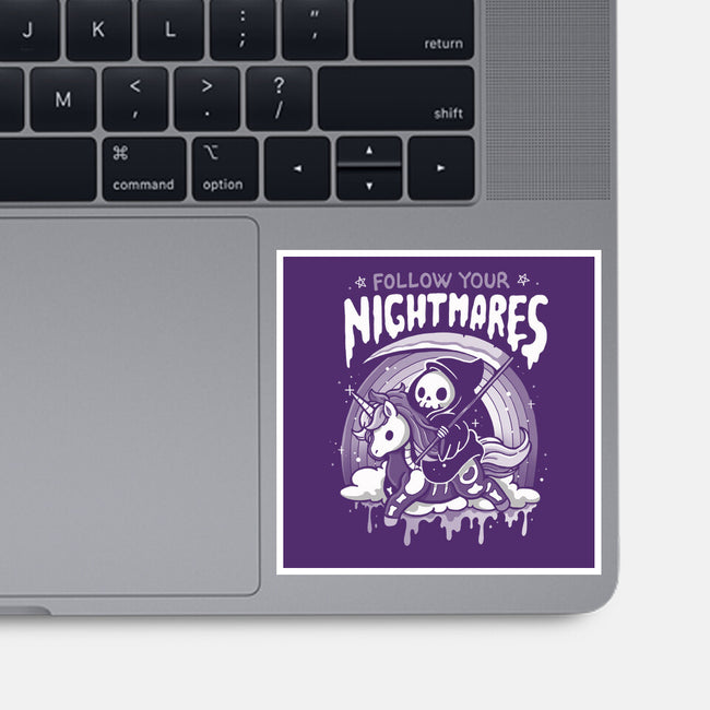 Follow Your Nightmares-None-Glossy-Sticker-Vallina84