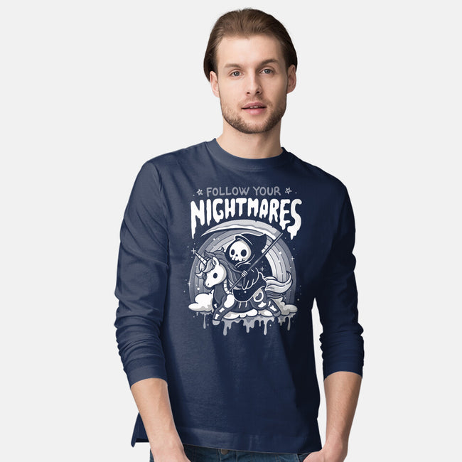 Follow Your Nightmares-Mens-Long Sleeved-Tee-Vallina84