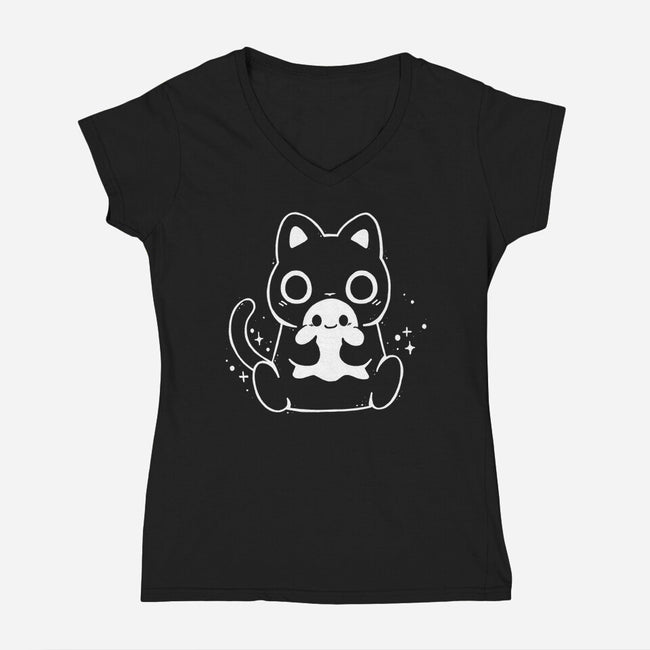 Boo Miao-Womens-V-Neck-Tee-Vallina84