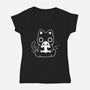 Boo Miao-Womens-V-Neck-Tee-Vallina84