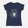 Boo Miao-Womens-V-Neck-Tee-Vallina84