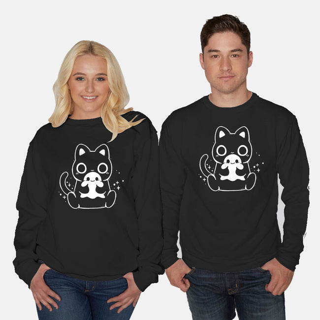 Boo Miao-Unisex-Crew Neck-Sweatshirt-Vallina84