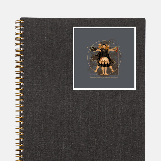 Vitruvian Crawler-None-Glossy-Sticker-retrodivision