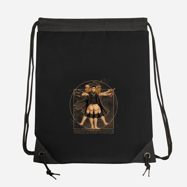Vitruvian Crawler-None-Drawstring-Bag-retrodivision