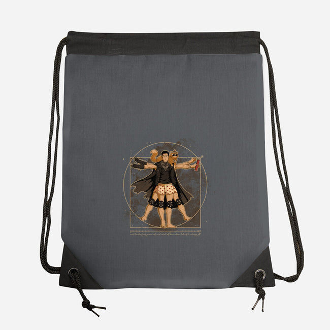 Vitruvian Crawler-None-Drawstring-Bag-retrodivision