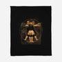 Vitruvian Crawler-None-Fleece-Blanket-retrodivision