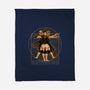 Vitruvian Crawler-None-Fleece-Blanket-retrodivision