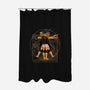 Vitruvian Crawler-None-Polyester-Shower Curtain-retrodivision