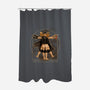 Vitruvian Crawler-None-Polyester-Shower Curtain-retrodivision