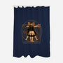 Vitruvian Crawler-None-Polyester-Shower Curtain-retrodivision