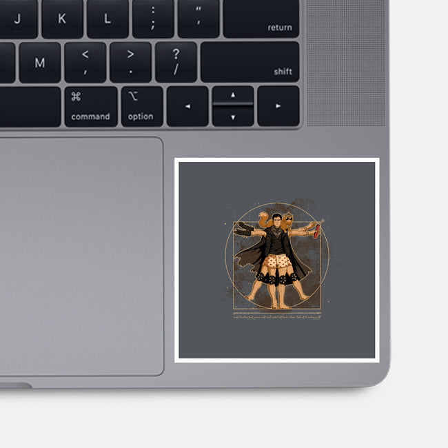 Vitruvian Crawler-None-Glossy-Sticker-retrodivision