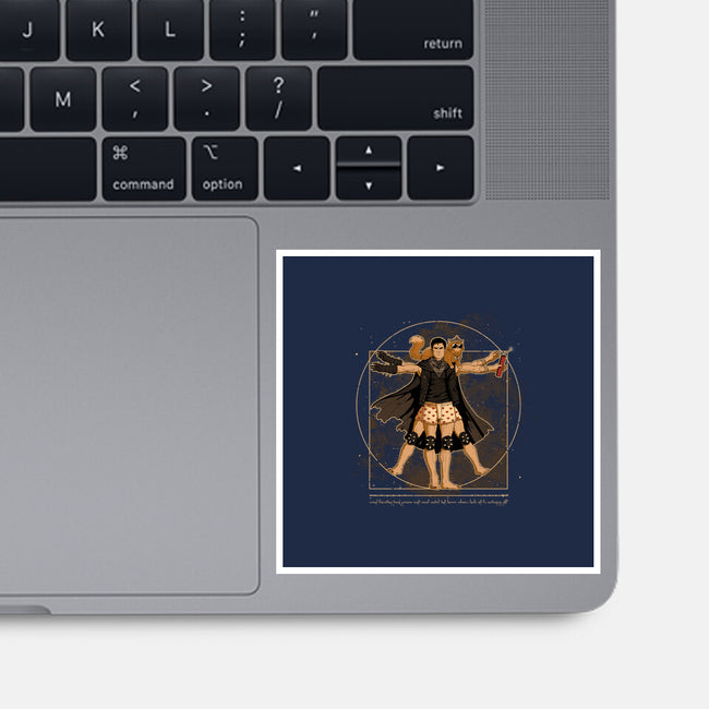 Vitruvian Crawler-None-Glossy-Sticker-retrodivision