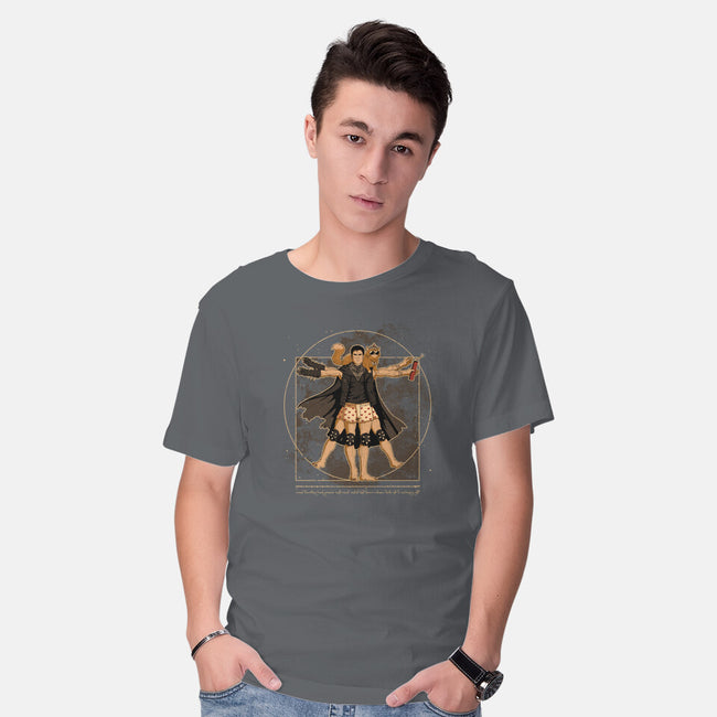 Vitruvian Crawler-Mens-Basic-Tee-retrodivision