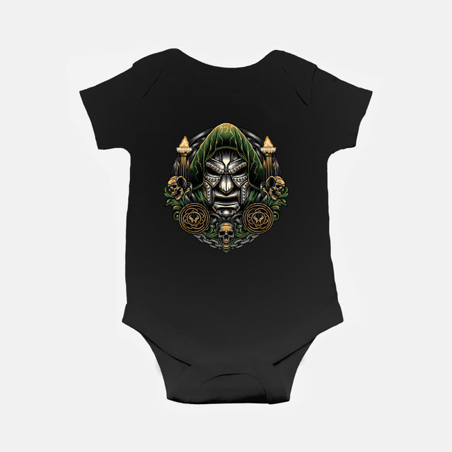 Welcome To The Age Of Doom-Baby-Basic-Onesie-glitchygorilla
