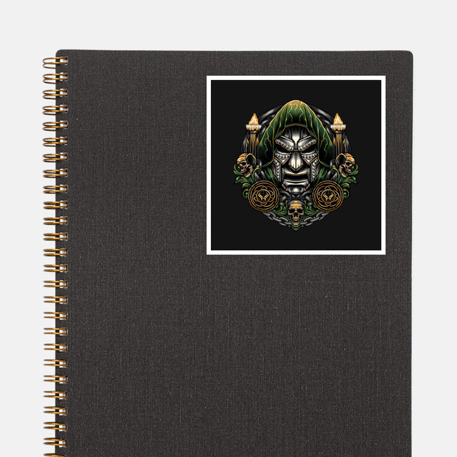 Welcome To The Age Of Doom-None-Glossy-Sticker-glitchygorilla