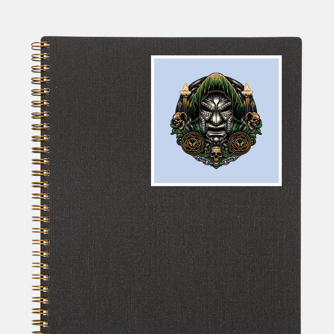 Welcome To The Age Of Doom-None-Glossy-Sticker-glitchygorilla