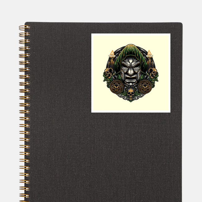 Welcome To The Age Of Doom-None-Glossy-Sticker-glitchygorilla