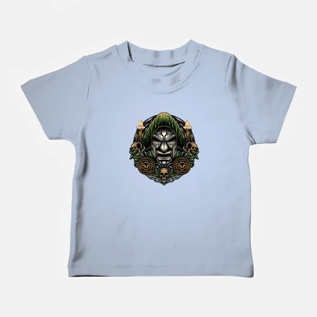 Welcome To The Age Of Doom-Baby-Basic-Tee-glitchygorilla