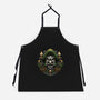 Welcome To The Age Of Doom-Unisex-Kitchen-Apron-glitchygorilla