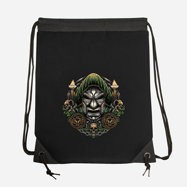Welcome To The Age Of Doom-None-Drawstring-Bag-glitchygorilla