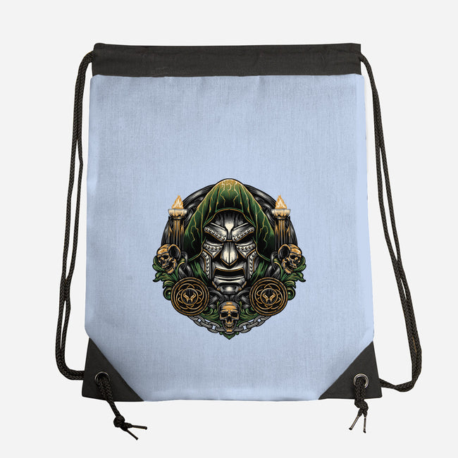 Welcome To The Age Of Doom-None-Drawstring-Bag-glitchygorilla