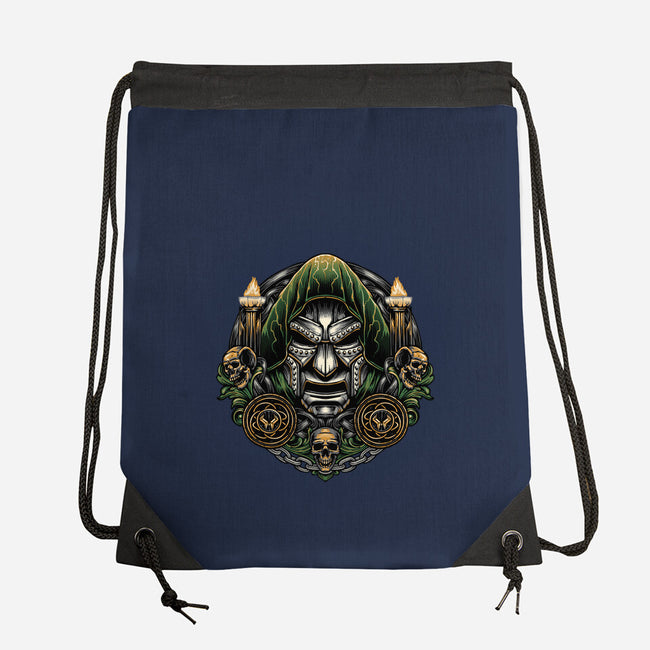 Welcome To The Age Of Doom-None-Drawstring-Bag-glitchygorilla
