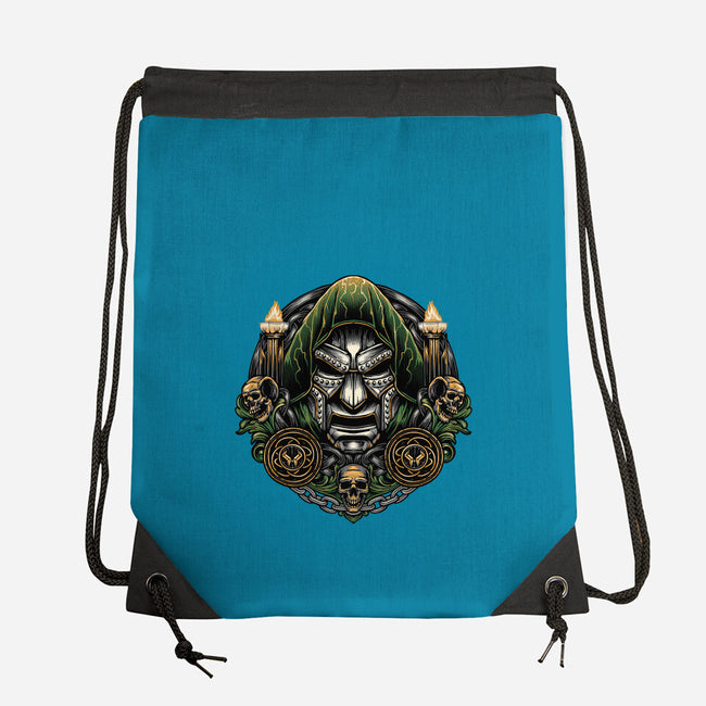 Welcome To The Age Of Doom-None-Drawstring-Bag-glitchygorilla