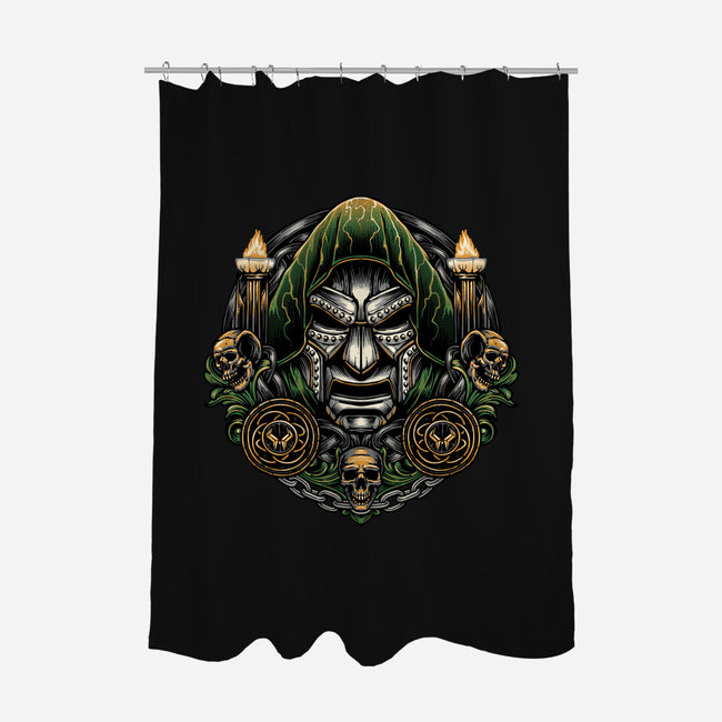 Welcome To The Age Of Doom-None-Polyester-Shower Curtain-glitchygorilla