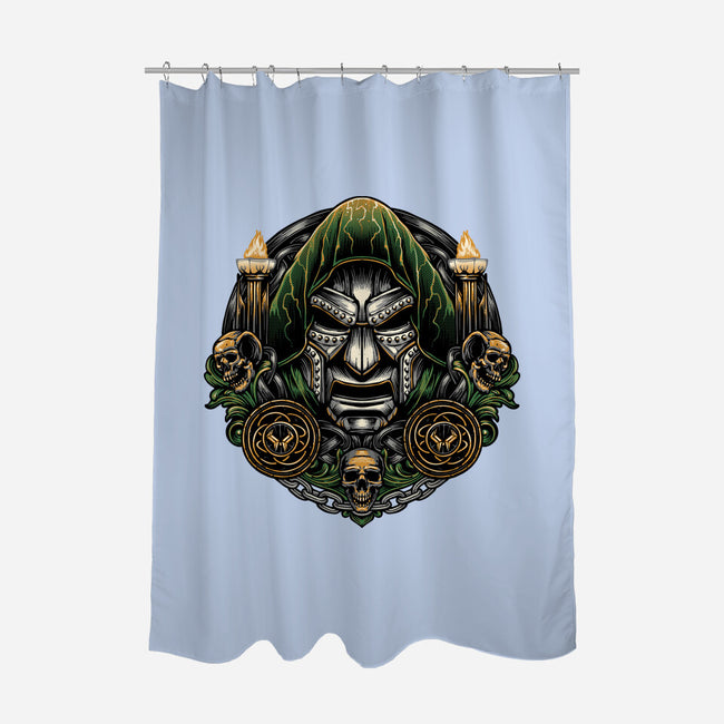 Welcome To The Age Of Doom-None-Polyester-Shower Curtain-glitchygorilla