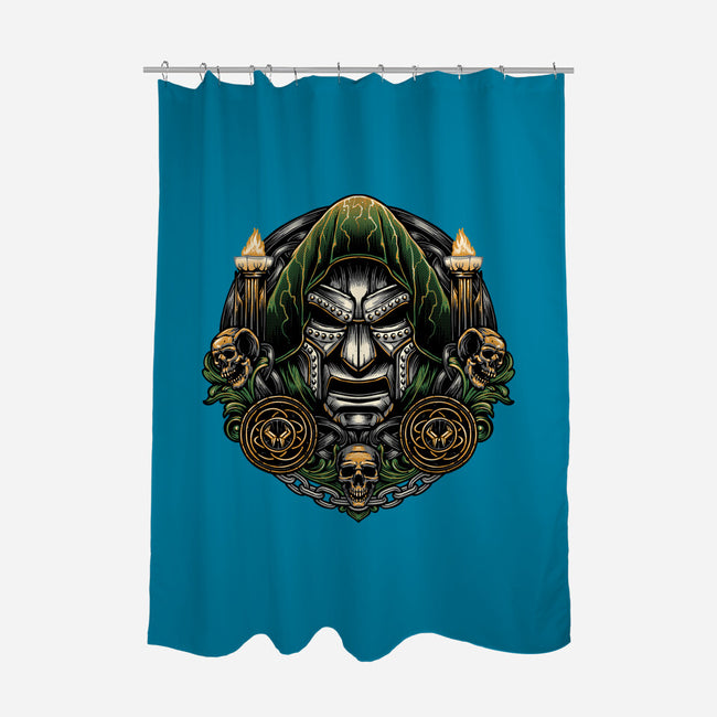 Welcome To The Age Of Doom-None-Polyester-Shower Curtain-glitchygorilla