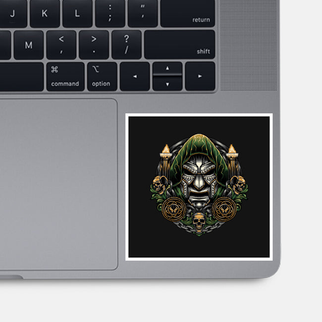 Welcome To The Age Of Doom-None-Glossy-Sticker-glitchygorilla
