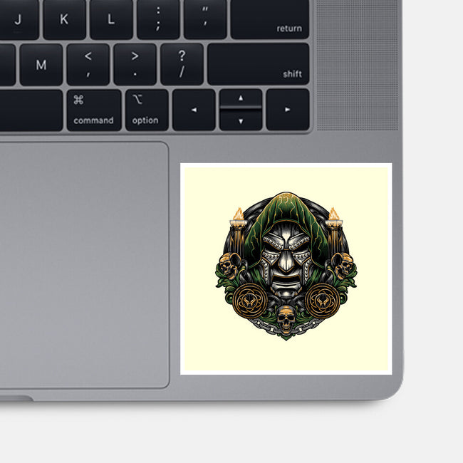 Welcome To The Age Of Doom-None-Glossy-Sticker-glitchygorilla