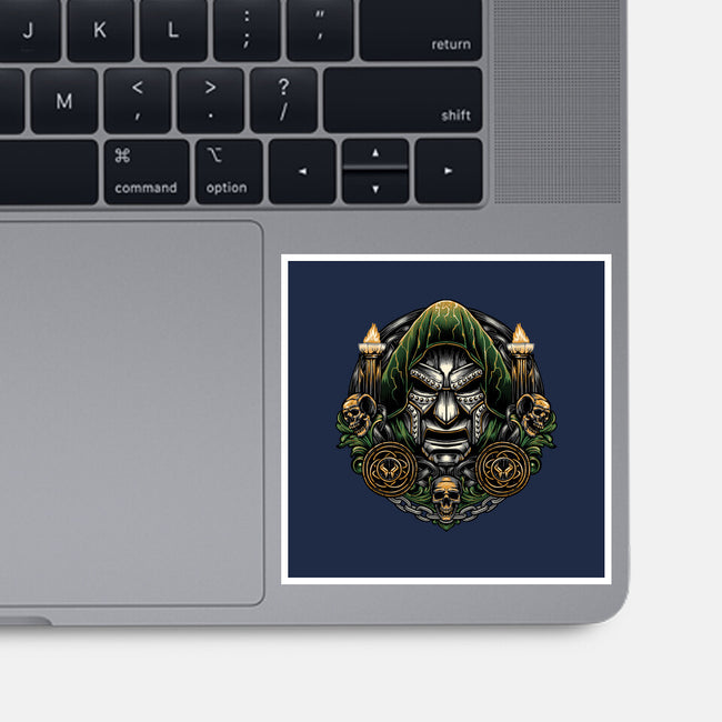Welcome To The Age Of Doom-None-Glossy-Sticker-glitchygorilla