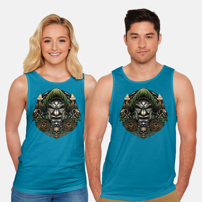 Welcome To The Age Of Doom-Unisex-Basic-Tank-glitchygorilla