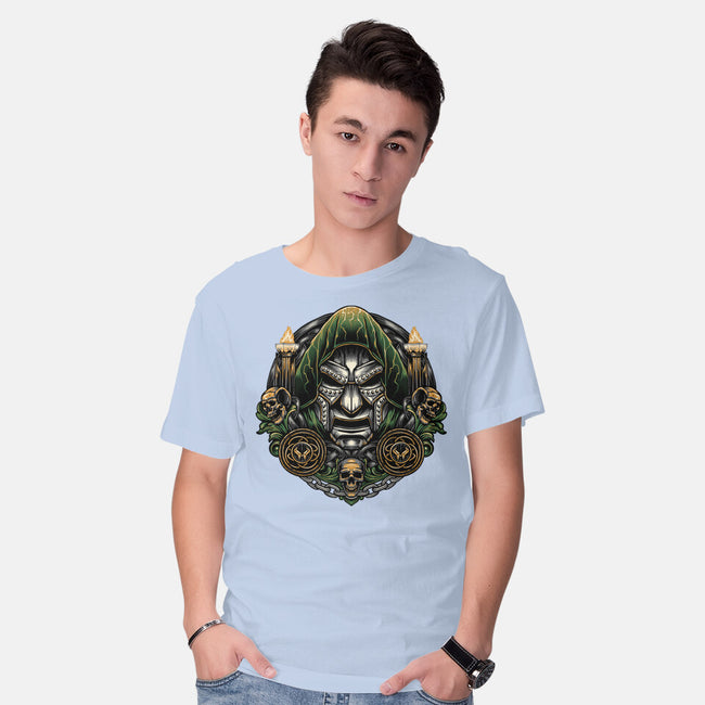 Welcome To The Age Of Doom-Mens-Basic-Tee-glitchygorilla