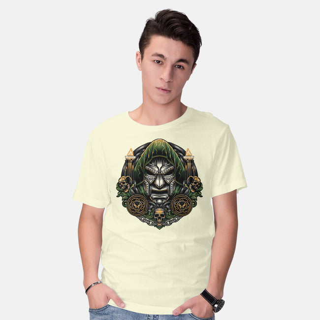 Welcome To The Age Of Doom-Mens-Basic-Tee-glitchygorilla
