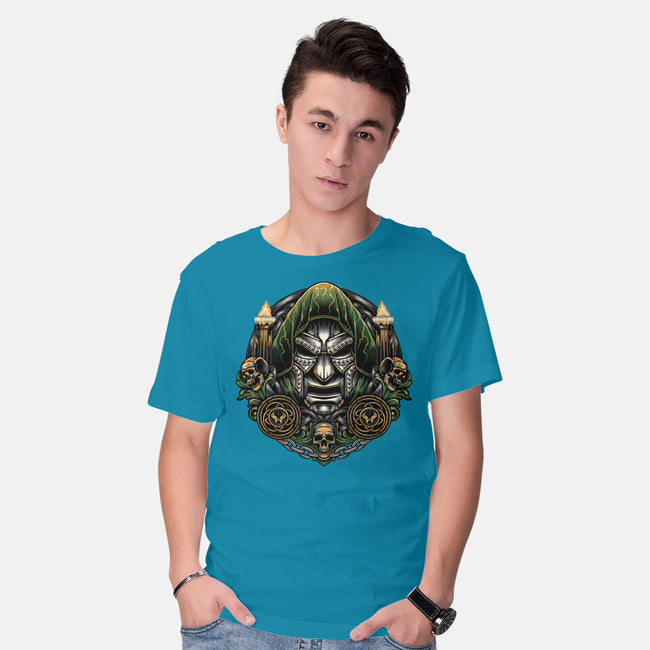 Welcome To The Age Of Doom-Mens-Basic-Tee-glitchygorilla