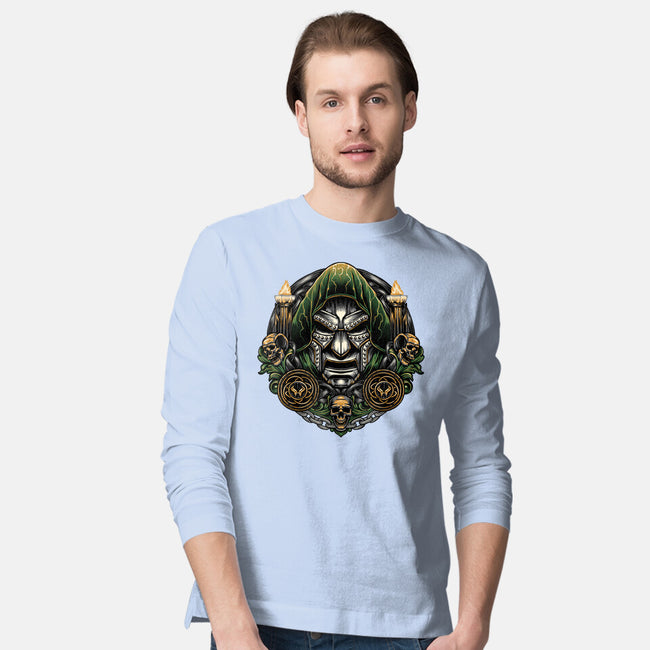 Welcome To The Age Of Doom-Mens-Long Sleeved-Tee-glitchygorilla