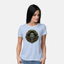 Welcome To The Age Of Doom-Womens-Basic-Tee-glitchygorilla