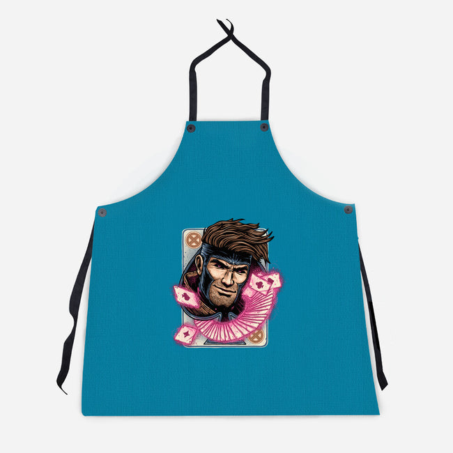 The House Always Wins-Unisex-Kitchen-Apron-glitchygorilla
