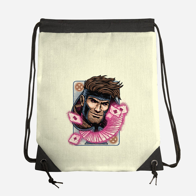 The House Always Wins-None-Drawstring-Bag-glitchygorilla